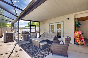 Waterfront Gem w/ Pool, Dock & Lanai in Tampa!