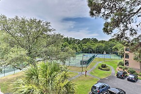 Balcony w/ Tennis Court View: Hilton Head Condo