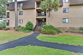 Balcony w/ Tennis Court View: Hilton Head Condo