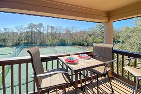 Balcony w/ Tennis Court View: Hilton Head Condo