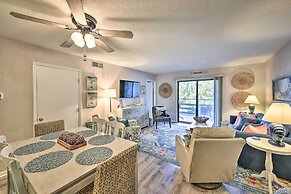 Half-mi to Beach: Hilton Head Condo w/ Lagoon View