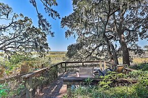 Rustic Beaufort Home w/ Stunning Marsh Views!