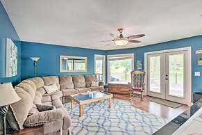 Waterfront Getaway w/ Fire Pit + Game Room!