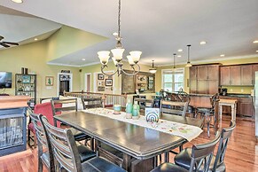 Waterfront Getaway w/ Fire Pit + Game Room!