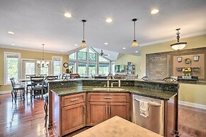 Waterfront Getaway w/ Fire Pit + Game Room!