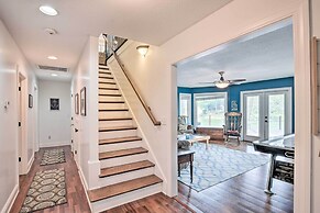 Waterfront Getaway w/ Fire Pit + Game Room!