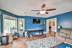 Waterfront Getaway w/ Fire Pit + Game Room!