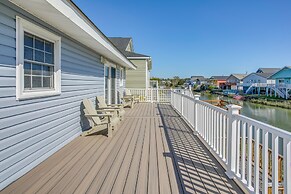 Waterfront Home w/ Deck in North Myrtle Beach!
