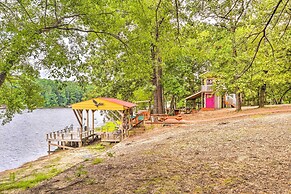Cheery Swansea Home on Calmont Pond w/ Dock!