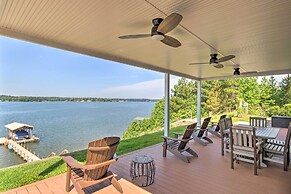 Elegant Lakefront Gem w/ Dock + Sunset Views!