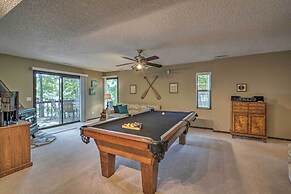 Private Game Room & Dock: Lake of the Ozarks Home