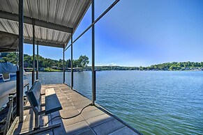 Boat Dock + Slides: Lakefront Gravois Mills Home