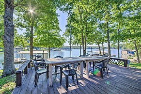Boat Dock + Slides: Lakefront Gravois Mills Home