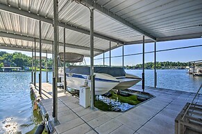 Boat Dock + Slides: Lakefront Gravois Mills Home