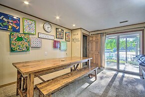 Boat Dock + Slides: Lakefront Gravois Mills Home