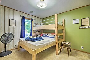 Boat Dock + Slides: Lakefront Gravois Mills Home