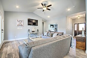 Dock & Fire Pit: Lakefront Rocky Mount Home!