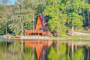 Lakefront A-frame Cabin With Community Perks