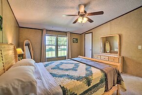 Monett Family Ranch Home w/ Fireplace & Huge Deck!