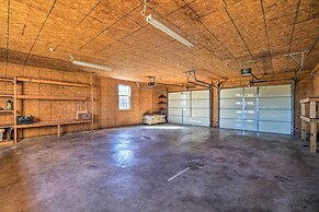 Monett Family Ranch Home w/ Fireplace & Huge Deck!