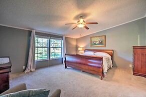 Monett Family Ranch Home w/ Fireplace & Huge Deck!