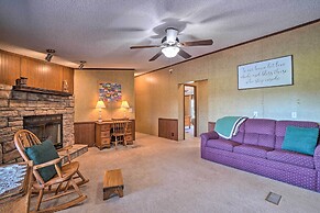 Monett Family Ranch Home w/ Fireplace & Huge Deck!
