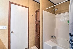 Monett Family Ranch Home w/ Fireplace & Huge Deck!