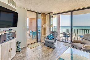 Myrtle Beach Oceanfront Condo w/ Covered Balcony!