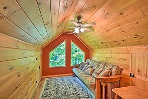 Rustic Andrews Cabin Rental w/ Deck + Fire Pit!