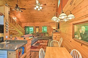 Rustic Andrews Cabin Rental w/ Deck + Fire Pit!