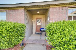 Central Bentonville Home With Fenced Yard!
