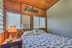 Canalfront Cabin in Sargent: 1 Mile to Beach!