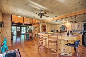 Cullowhee Getaway w/ Fireplace on Private Meadow