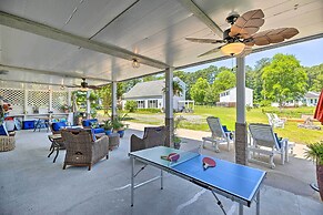 Idyllic Waterfront Home w/ Game Room & Dock