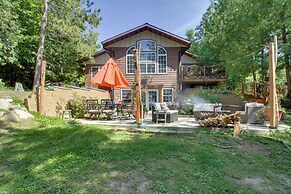 Lakefront Deer River Apt w/ Dock, Fire Pit & Patio