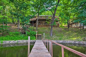 Private Boat Dock: Lakefront Eldon Home!