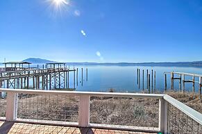 Lakefront Sanctuary w/ Mount Konocti Views