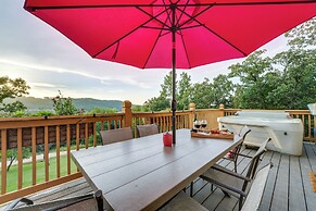 Lake-view Home in Blue Eye w/ Hot Tub & Fire Pit!