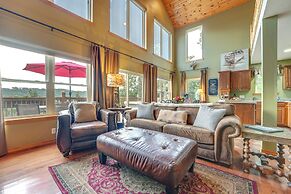 Lake-view Home in Blue Eye w/ Hot Tub & Fire Pit!