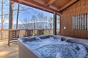 Luxe Gatlinburg Cabin W/panoramic Views & Hot Tub!