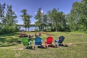 Modern Lakeside Chalet on Crow Wing Chain w/ Dock!