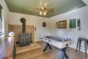 Pet-friendly Escape w/ Game Room & Fire Pit!