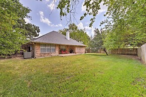 Cozy College Station Home w/ Patio and Fireplace