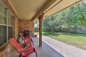 Cozy College Station Home w/ Patio and Fireplace