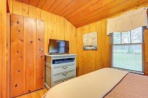 East Tawas Cabin w/ Deck, Backyard & Fire Pit!