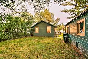 East Tawas Cabin w/ Deck, Backyard & Fire Pit!