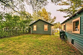 East Tawas Cabin w/ Deck, Backyard & Fire Pit!