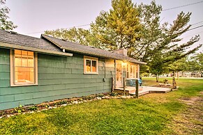 East Tawas Cabin w/ Deck, Backyard & Fire Pit!