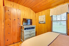 East Tawas Cabin w/ Deck, Backyard & Fire Pit!