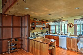 Forested Gold Beach House w/ Panoramic Ocean Views